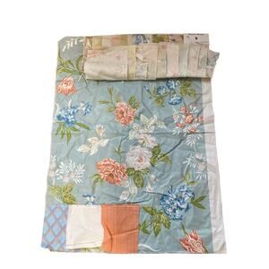 Bob Collins & Sons "Lari" fabric floral vintage swatch 35” x 23” wide